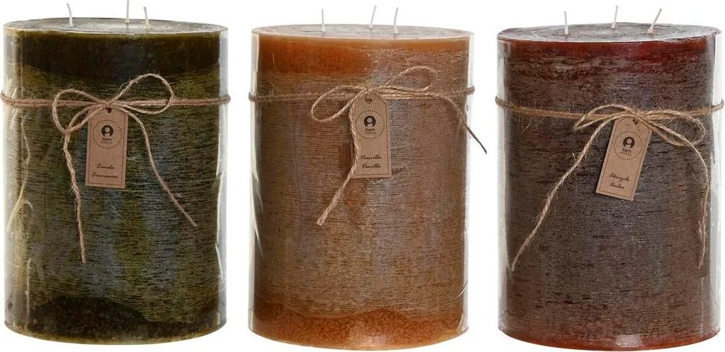 Home ESPRIT Set 3 Candele - Profumo di Casa e Ricordi Indimenticabili