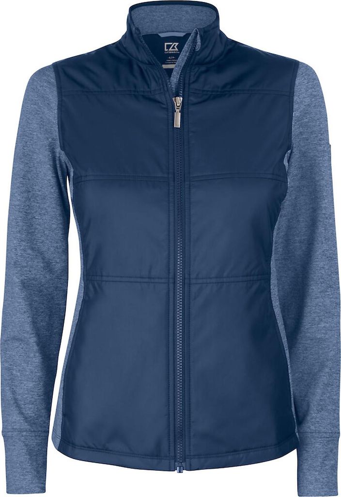 Cutter & Buck Stealth Sweatjacke Damen, Größe XS, Leichte Jacke aus angenehm weichem Stoff, Sportjacke geeignet für Golf Training, als Fahrradja...