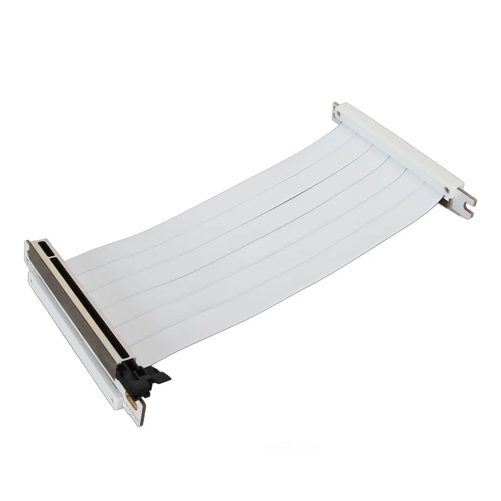 Jectse Cavo Riser PCIE 3.0 X16, Cavo di Prolunga PCIE 3.0 Porta di Estensione Flessibile per Scheda di Estensione Ad Alta velocità Adattatore a 90 Gradi per Scheda Grafica (Nero