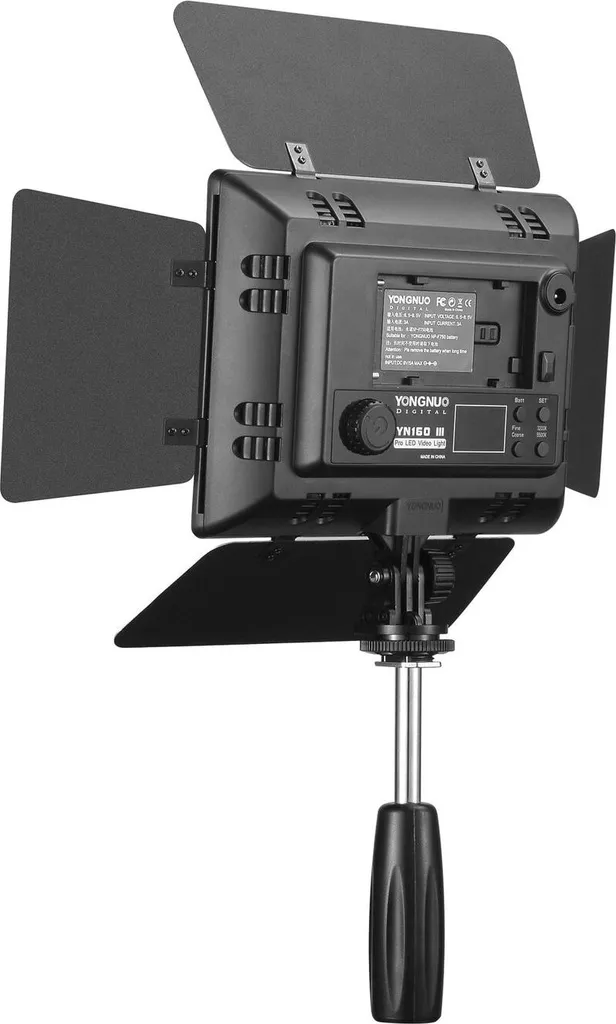 Éclairage LED pour Vlogging et Interview Yongnuo YN160 III Réglable - 3