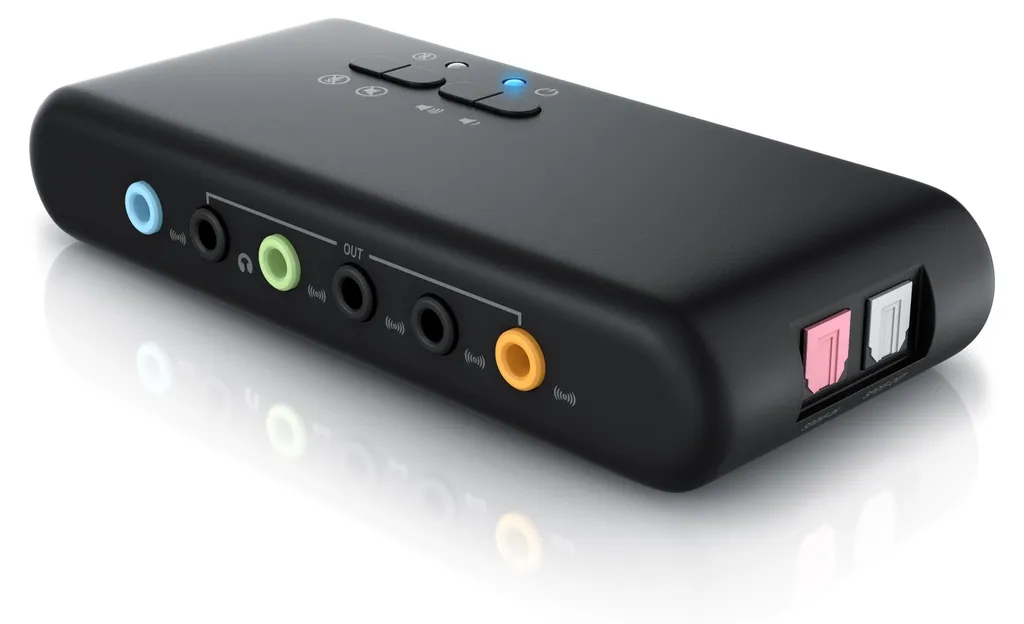 Carte Son Externe USB pour Home Cinéma PC 7.1 et Enceintes Multimédia