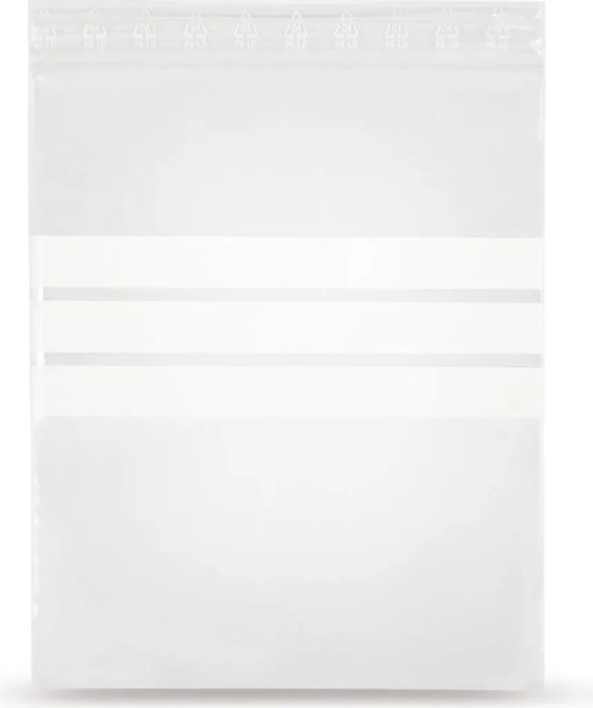 Pochettes Plastiques Transparentes à Curseur Zip 70x100mm Lot de 5000