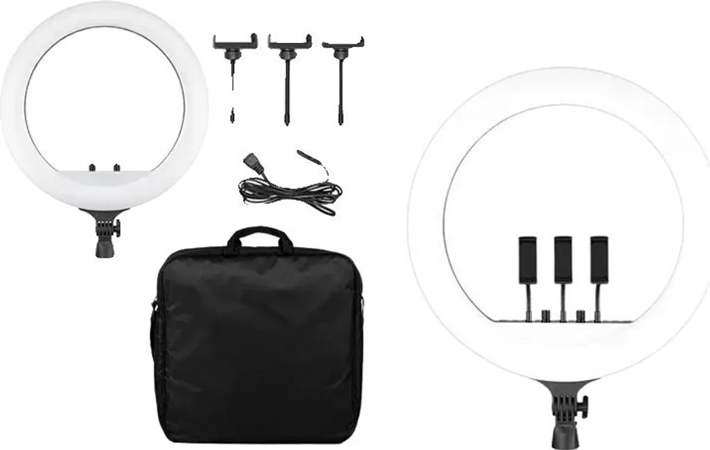 Luce Anulare Professionale Rotazione 360° | Ring Light Dimmerabile