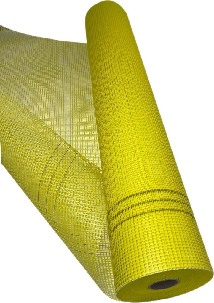 VaGo Armierungsgewebe Glasfasergewebe Gewebe 165g/m² WDVS Putzgewebe 10m GELB