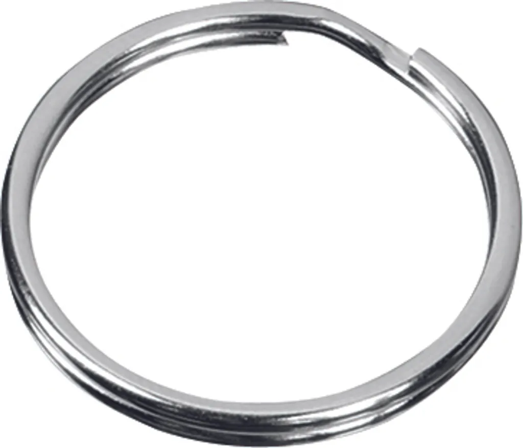 Attache porte-clés Ø 25 mm argenté Knorr Prandell pour trousseau clé
