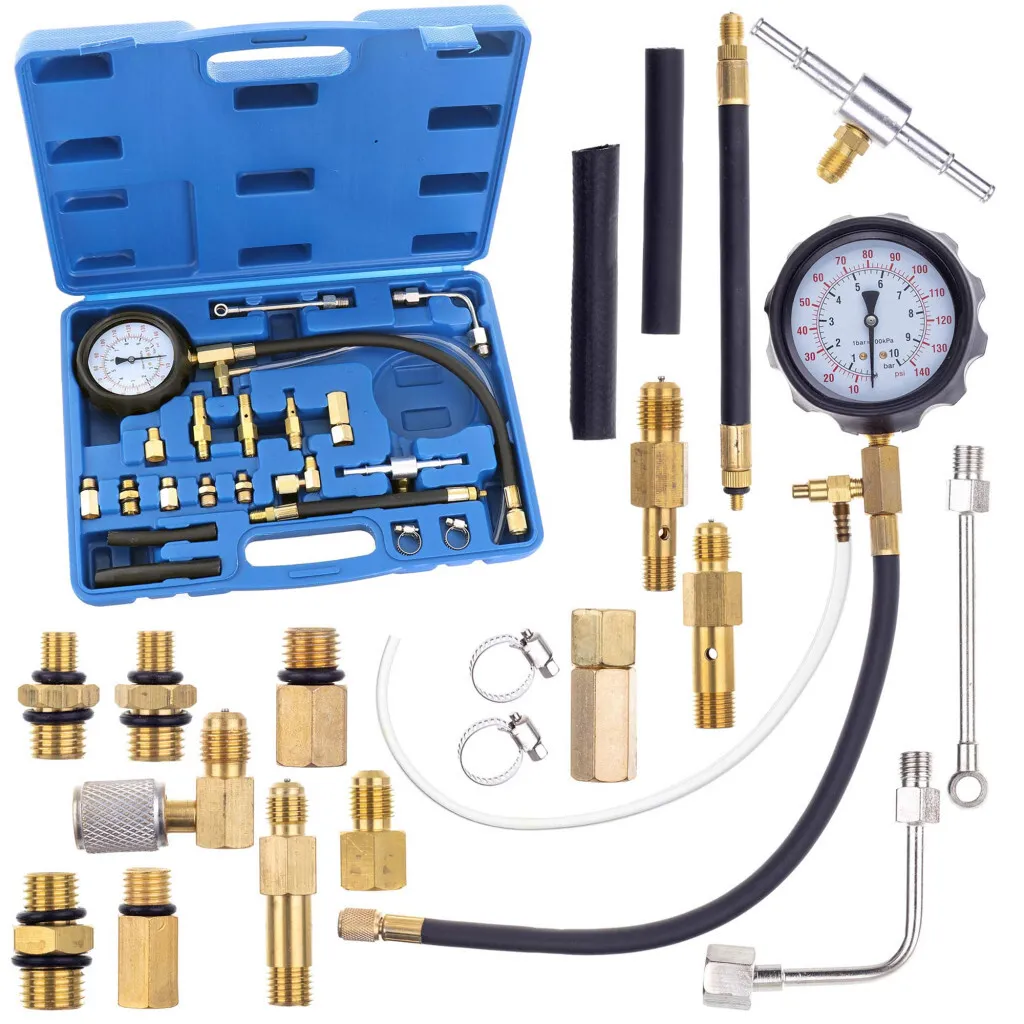 Manomètre de compression injection Technic DN-G1014 avec raccords pro