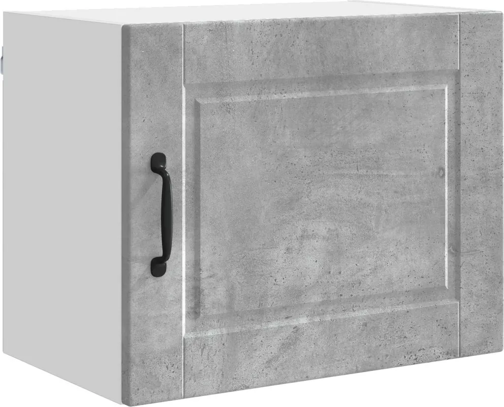 Armadietti Pensili Cucina 50x31x40 cm Grigio Cemento - Set 2 Pezzi