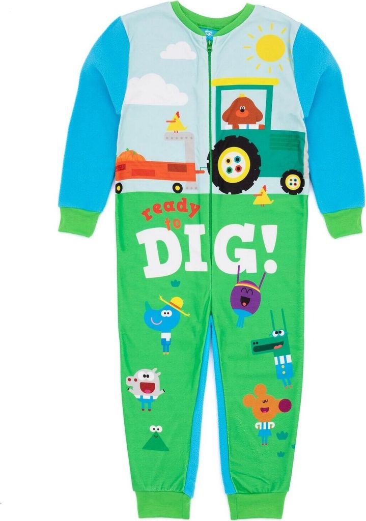 Hey Duggee - "Ready To Dig" Schlafanzug für Kinder NS7064 (104) (Blau/Grün)