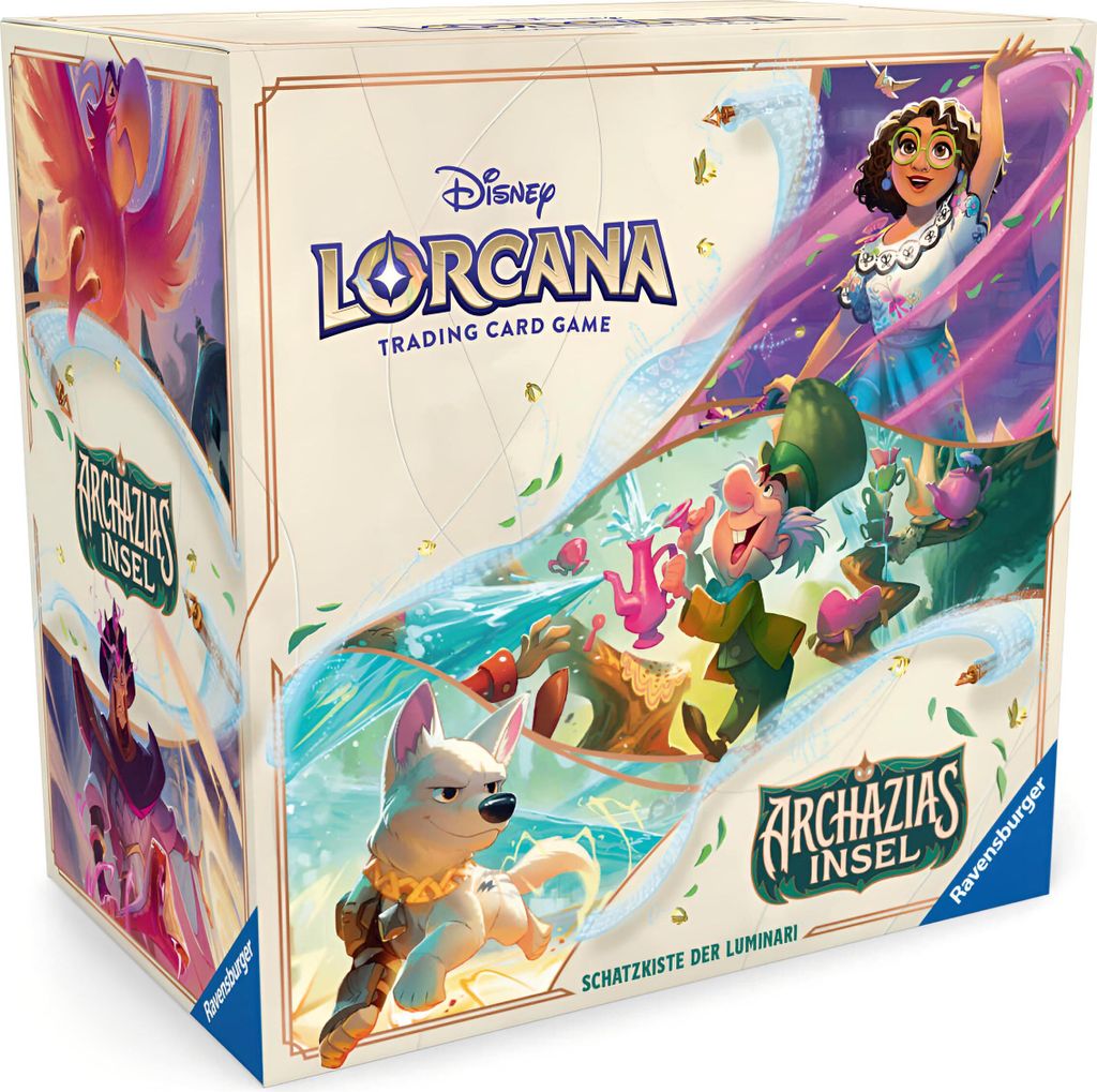 Ravensburger Disney Lorcana Trading Card Game: Archazias Insel - Schatzkiste der Luminari (Deutsch)
