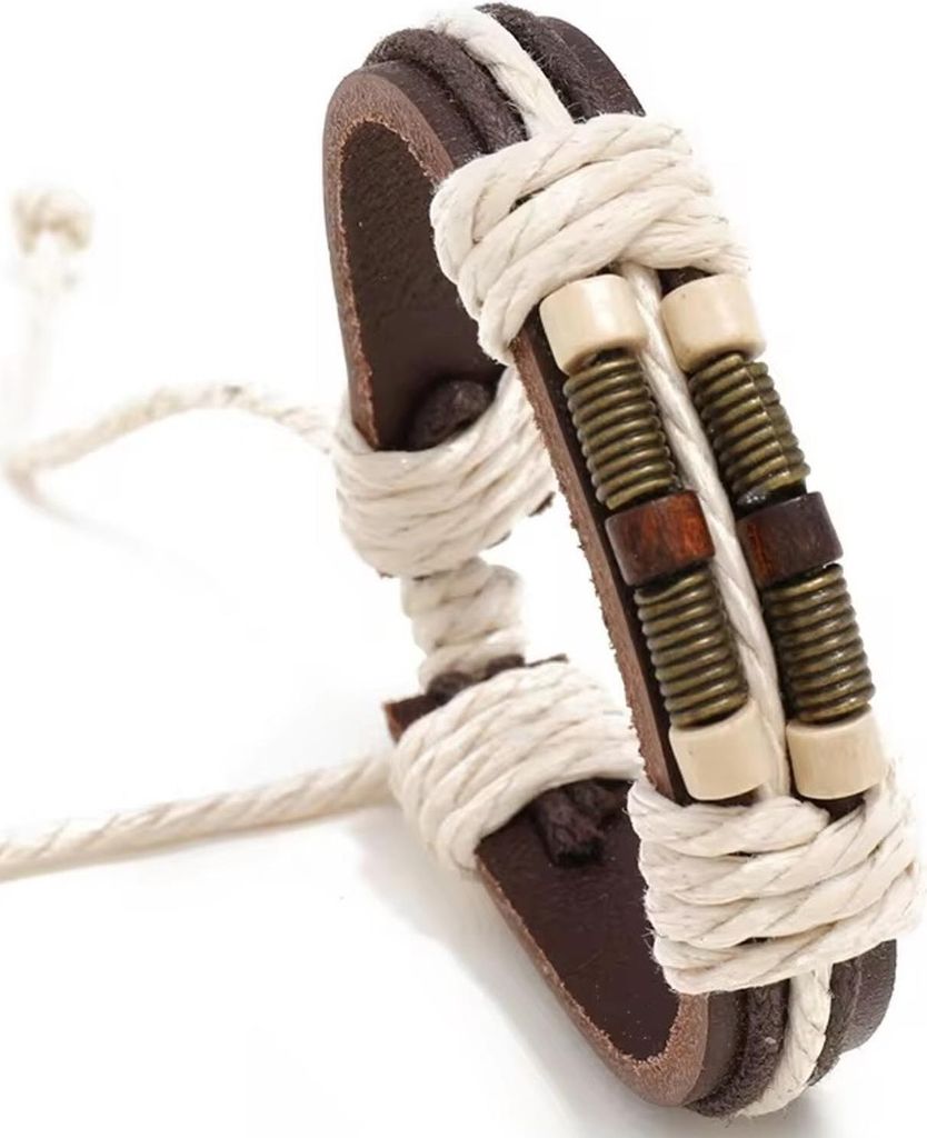 Antonio Armband für Herren - Rustikale Eleganz in Braun KP33161