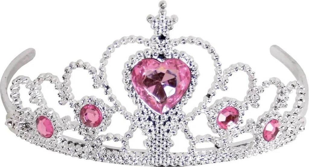 Kinder-Diadem mit roten Glassteinen – Der Traum für kleine Produktbild 