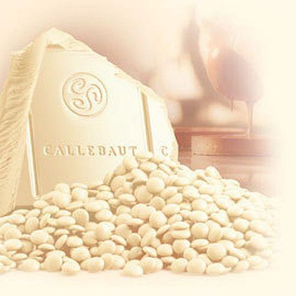 Callebaut W2, Couverture de chocolat blanc, Callets 400g Image du produit 