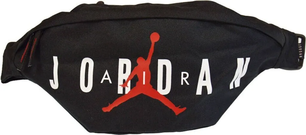 Sac à main Nike Air Jordan 9B0533-023 Noir et Rouge Style Héritage