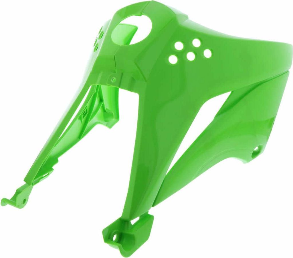 POLISPORT Kühlerseitenteile grün für Kawasaki KLX
