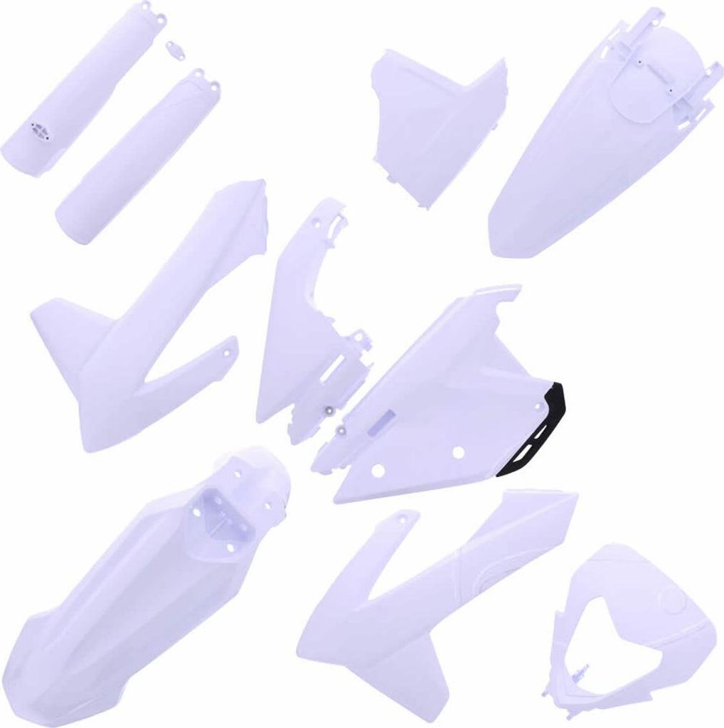 POLISPORT 10 Verkleidungskit Weiß für Sherco