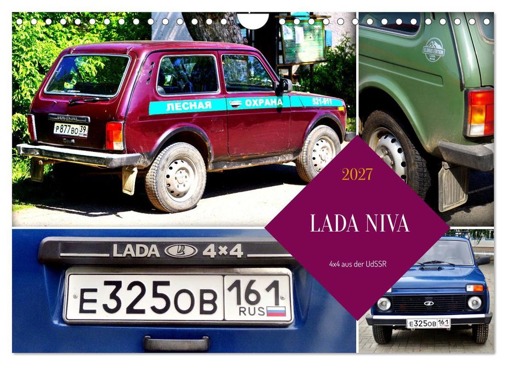 LADA NIVA - 4x4 aus der UdSSR (Wandkalender 2027 DIN A4 quer), CALVENDO Monatskalender
