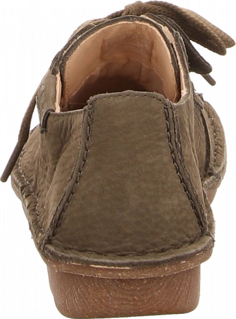 Clarks Komfort Schnürschuhe Damen 31363137313835 Oliv 38 EU Produktbild 23