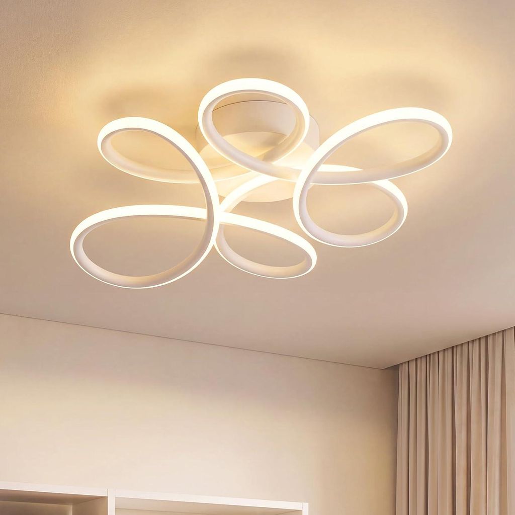ZMH Deckenlampe Wohnzimmer LED Deckenleuchte 24W 3000K Produktbild 