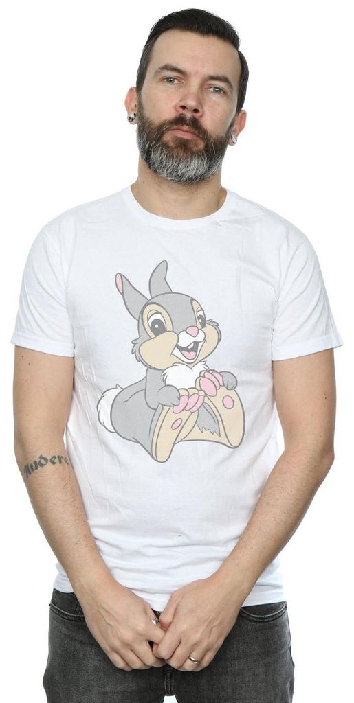 Disney - "Classic" T-Shirt für Herren BI577 (L) (Weiß)