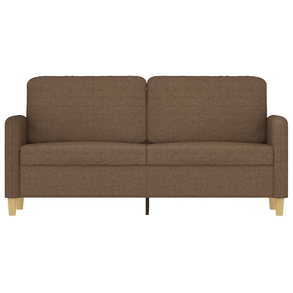 "im Sonderangebot" 2-Sitzer-Sofa - CLORIS - Couchgarnitur - Sofa Set Sitzmöbel - Braun 140 cm Stoff - 158 x 77 x 80 cm - DEMöbel3840562
