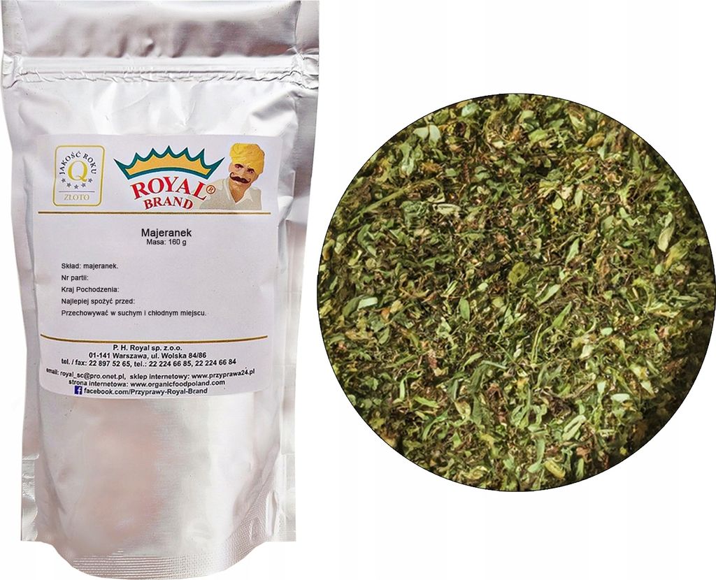 Strúhaná majoránka 160g balenie HoReCa Obrázok produktu 