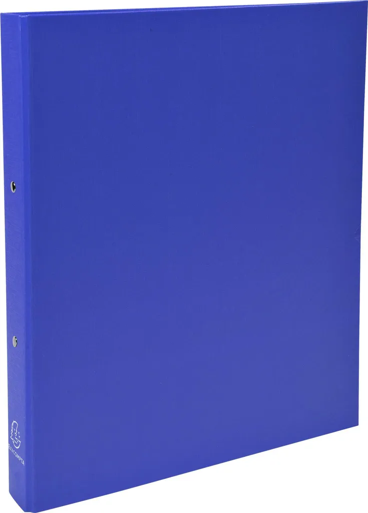 Classeur Rembordé Polypropylène A4 Bleu 2 Anneaux 30mm Exacompta - Pack 20