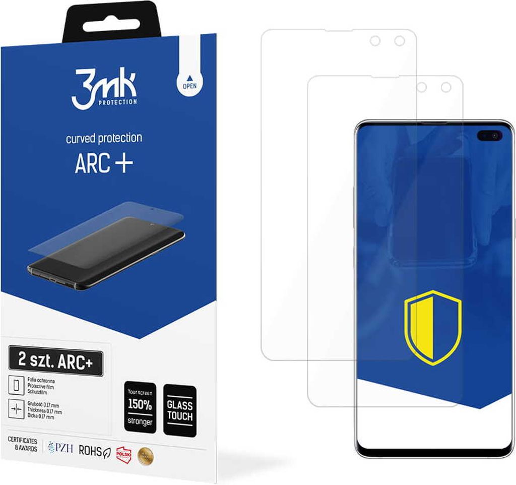 3mk Display Schutzfolie ARC+ für Samsung Galaxy S10 5G  Produktbild 