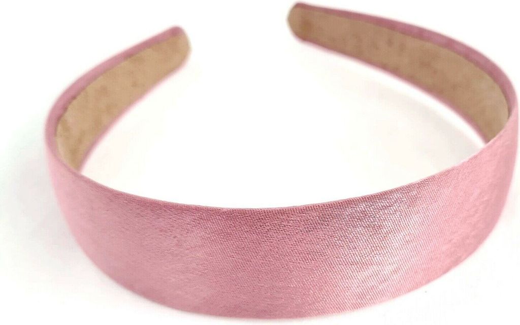 Haarreifen Breit 3cm Uniferbe Haarreif Satin Haarschmuck Haarspange Turban 1103 Rosa