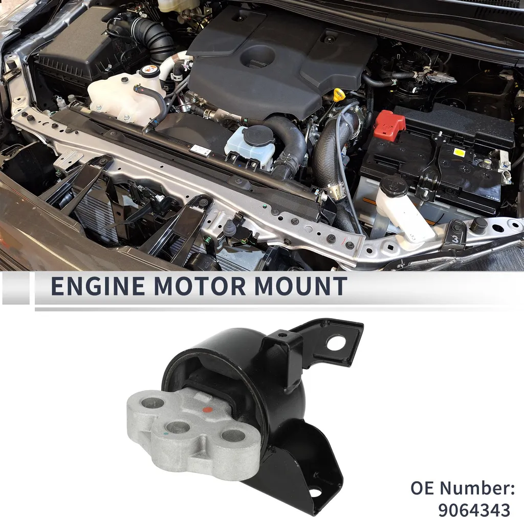 Support Moteur Gauche 9064343 pour Chevrolet Sail III - Métal Noir