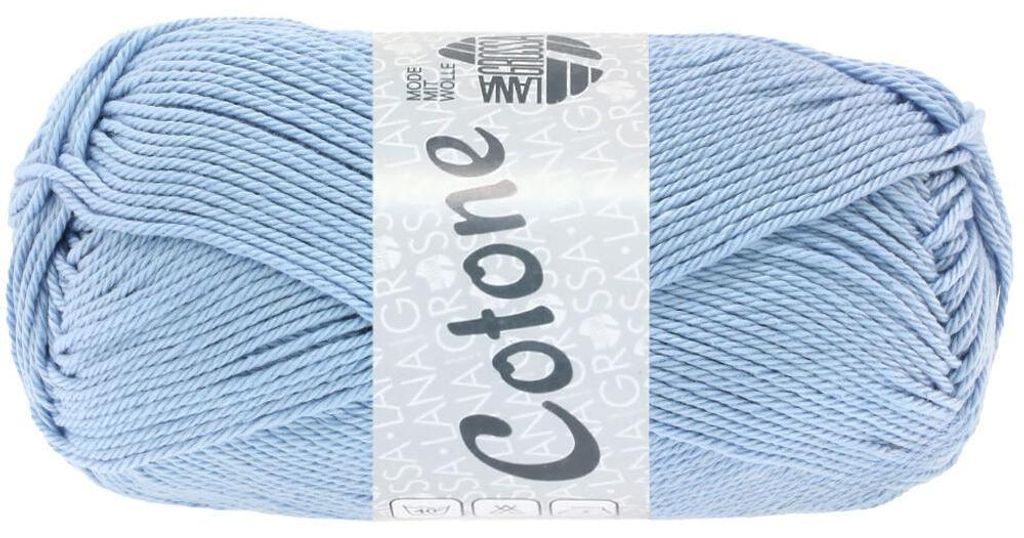 Lana Grossa Cotone 033 Hellblau 50g Produktbild 
