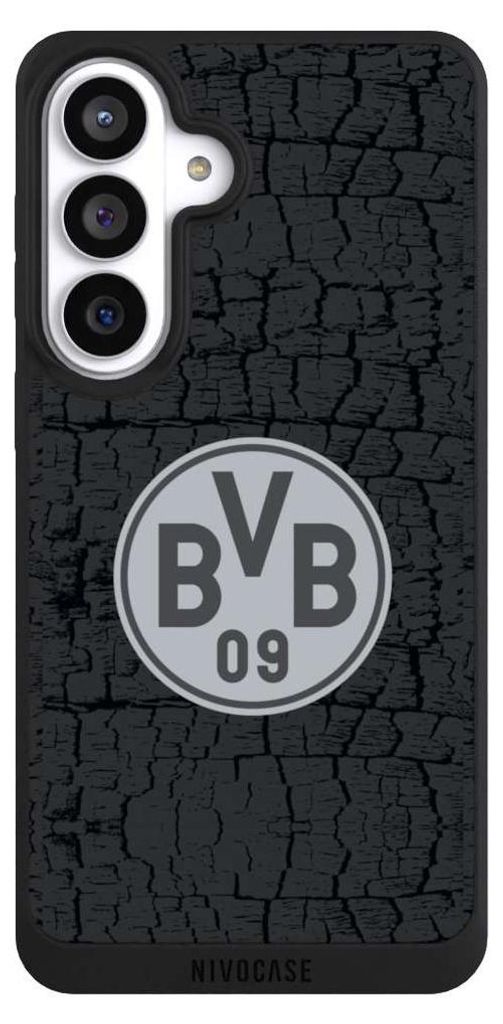 NIVOCASE Handyhülle für Samsung Galaxy S26+ Hülle NIVOpure Case Schwarz BVB Borussia Dortmund Trikot