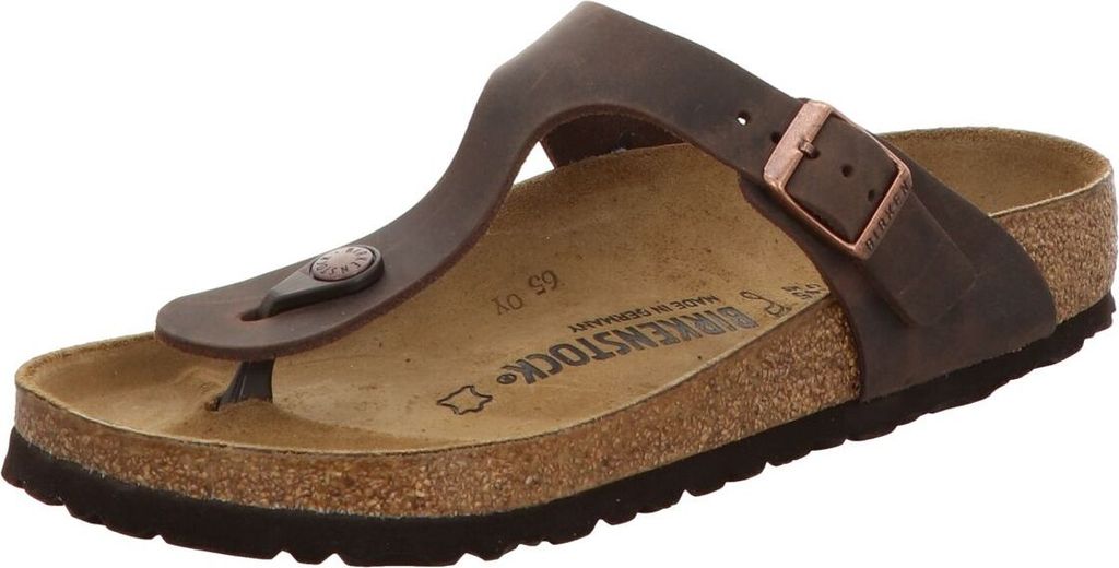 Birkenstock Gizeh Zehensteg Sandale BirkoFlor Braun für Produktbild 