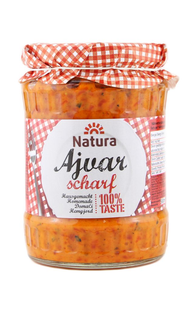 Ajvar Natura | Scharf | Hausgemachte Gemüsepaste aus Produktbild 