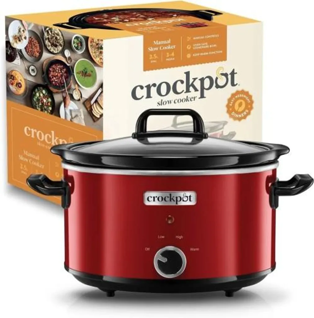 Crock-Pot 3.5L Slow Cooker - Risparmio Energetico e Cottura Perfetta