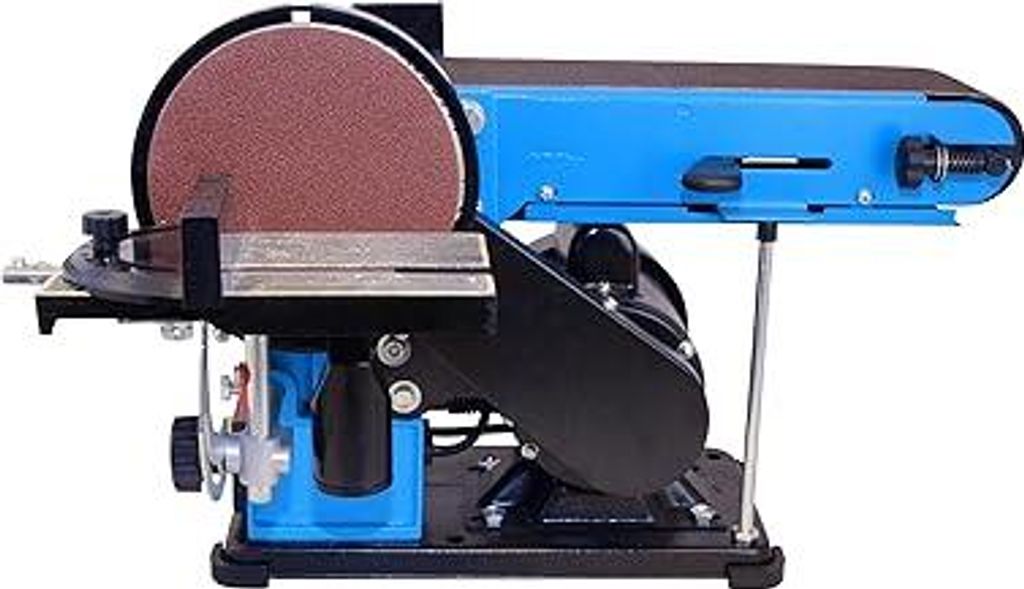 Güde Band- & Tellerschleifer GBTS 400 (350 W Motorleistung, 914 x 100 mm Schleifband-Maß, 282 m/min Bandgeschwindigkeit, 1450 1/min Schleifteller...