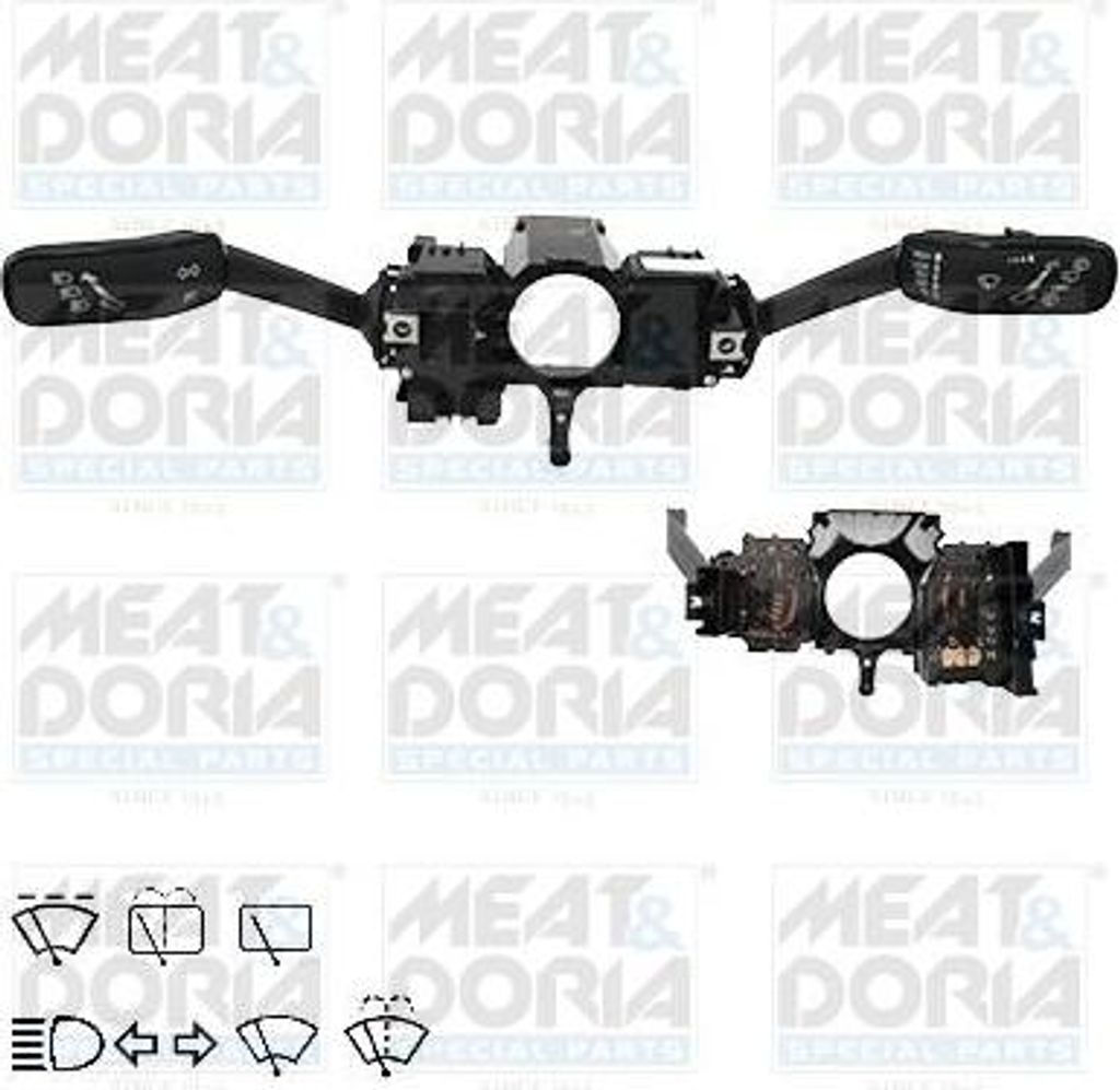 MEAT & DORIA 23703 Lenkstockschalter OE 6C0953513 kompatibel mit Polo 6R, Rapid, Fabia, Toledo, Ibiza