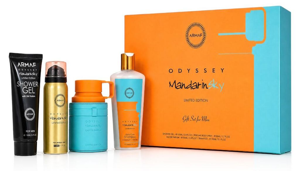 Armaf Odyssey Mandarin Sky EDP 100 ml + Körperspray 50 ml + Produktbild 