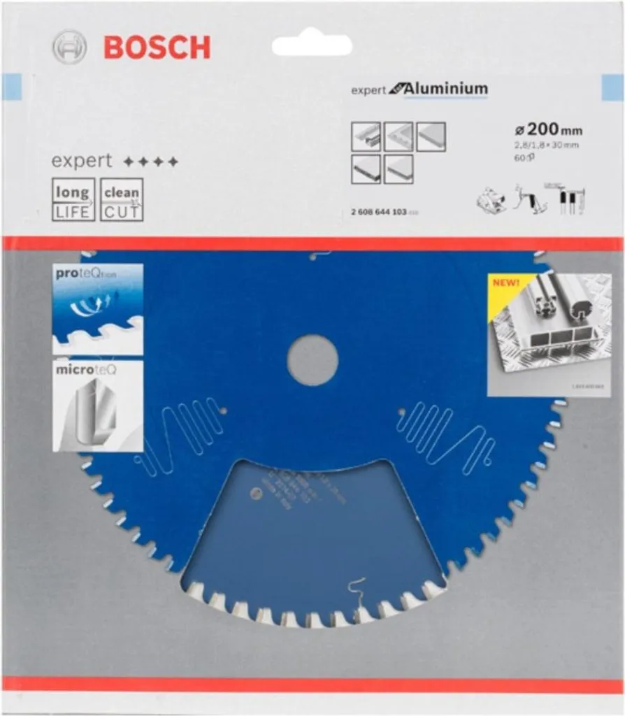 Lama per Alluminio Bosch Expert: Tecnologia di Taglio Laser