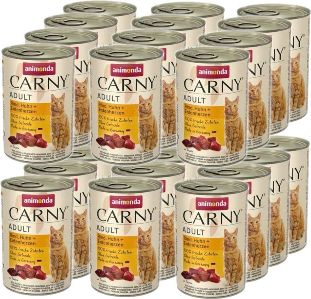 ANIMONDA Carny Adult Beef  chicken and duck hearts - Produktbild 