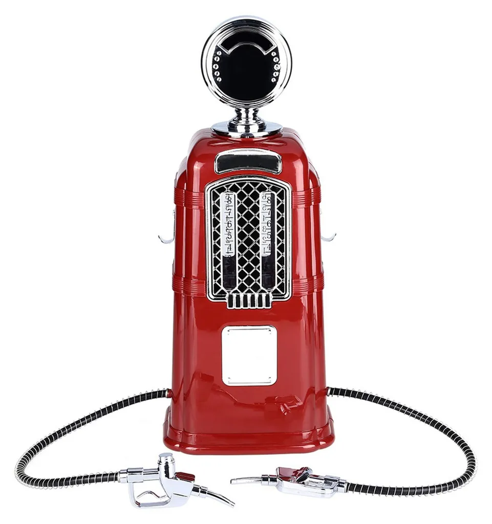 Pompe à Alcool 1000 cc avec Double Piston en Rouge pour Accessoire Bar