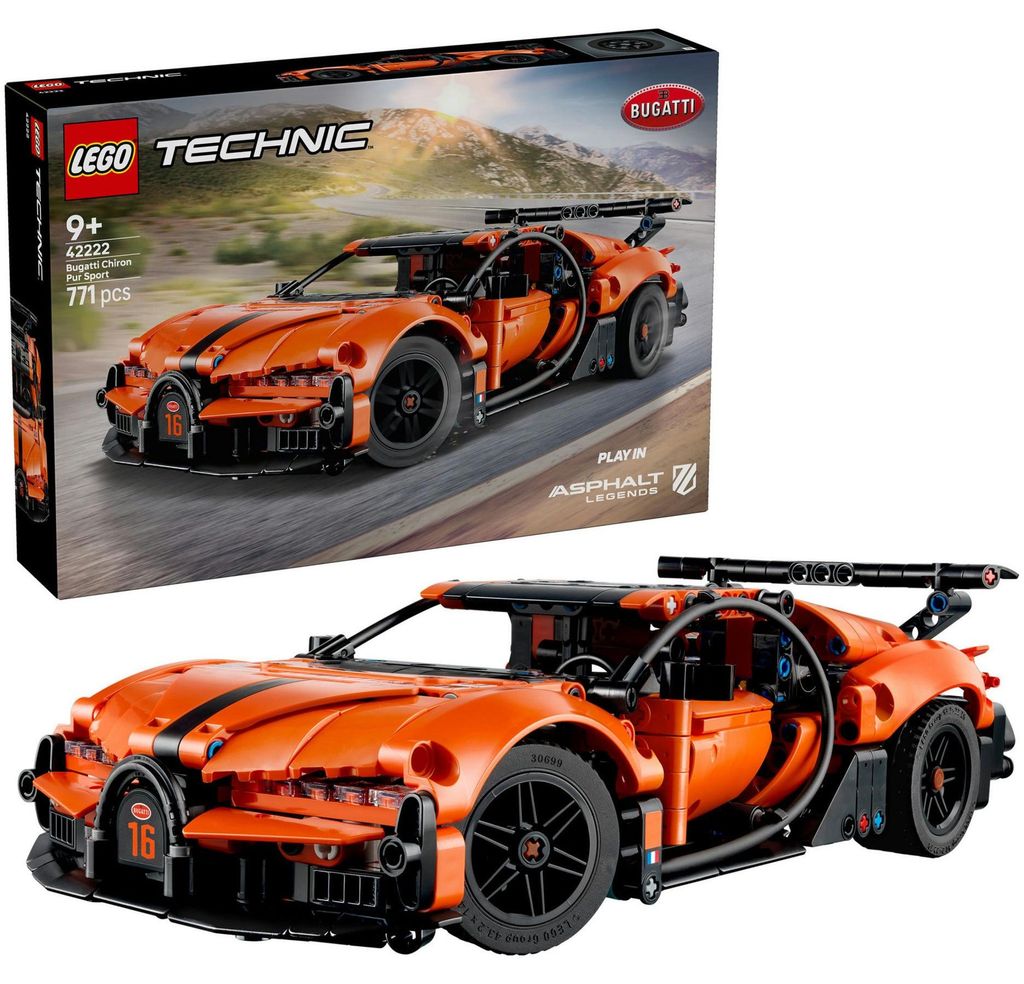 LEGO Technic Hypercar Bugatti Chiron Pur Sport 42222 Obrázok produktu 