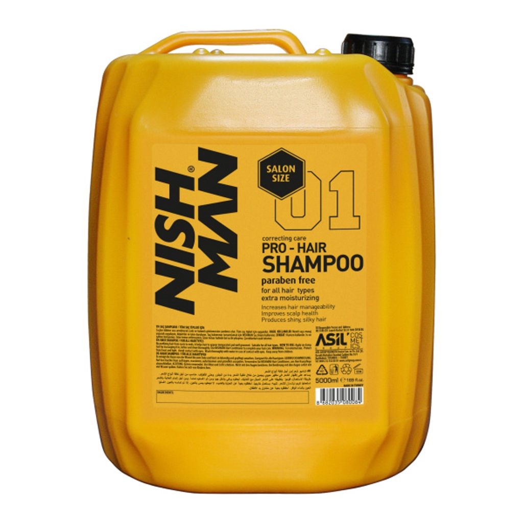 NISHMAN PRO-HAIR SHAMPOO 01 5000ml šampon na vlasy Obrázek produktu 