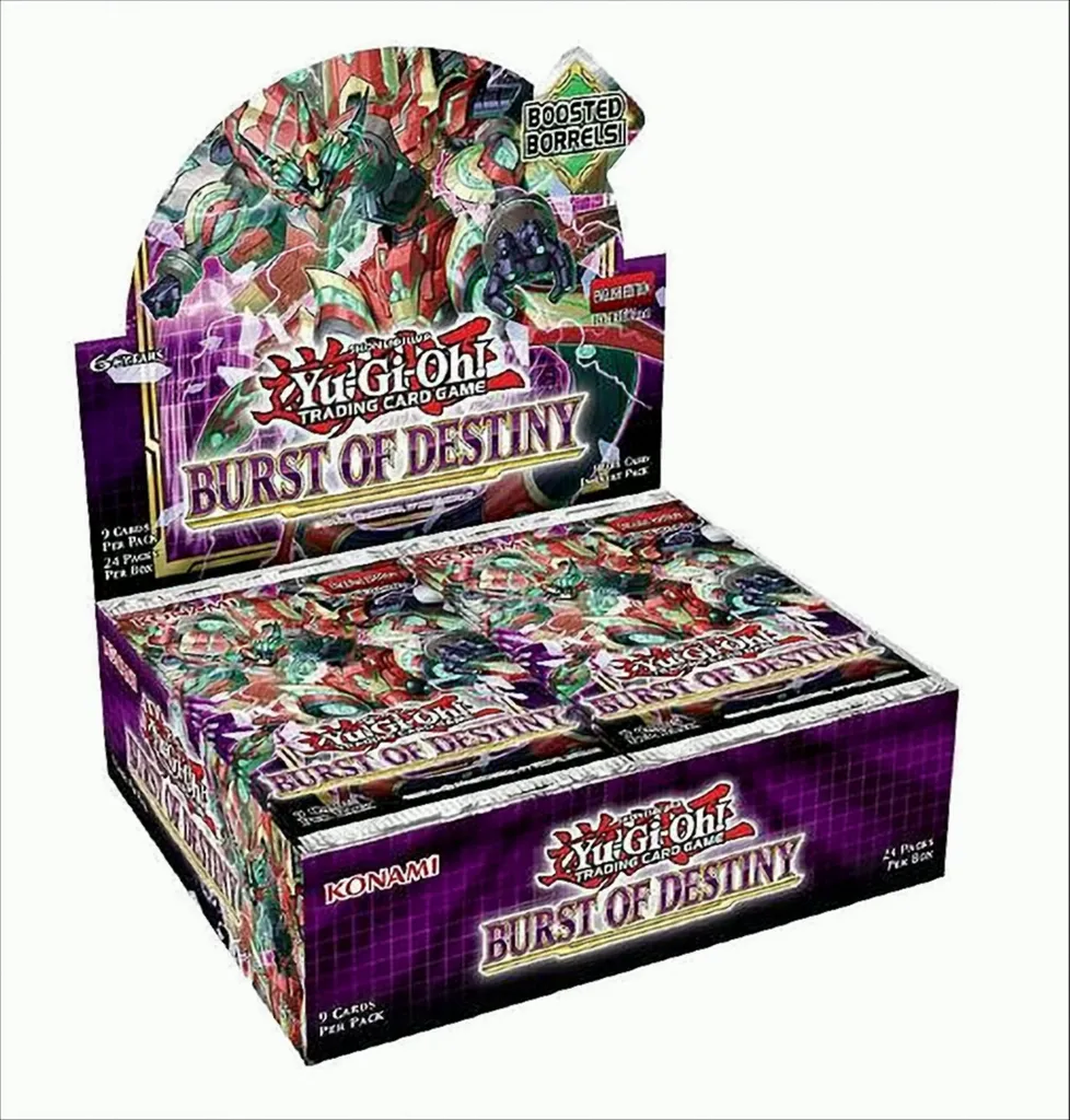Yu-Gi-Oh! Burst of Destiny Booster Display en Anglais - Boîte de 24