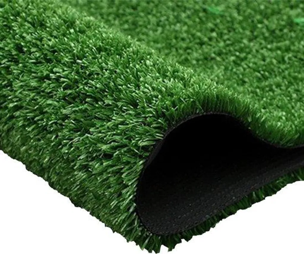 Gazon synthétique réaliste 2x0,5m - Tapis robuste avec drainage Type B