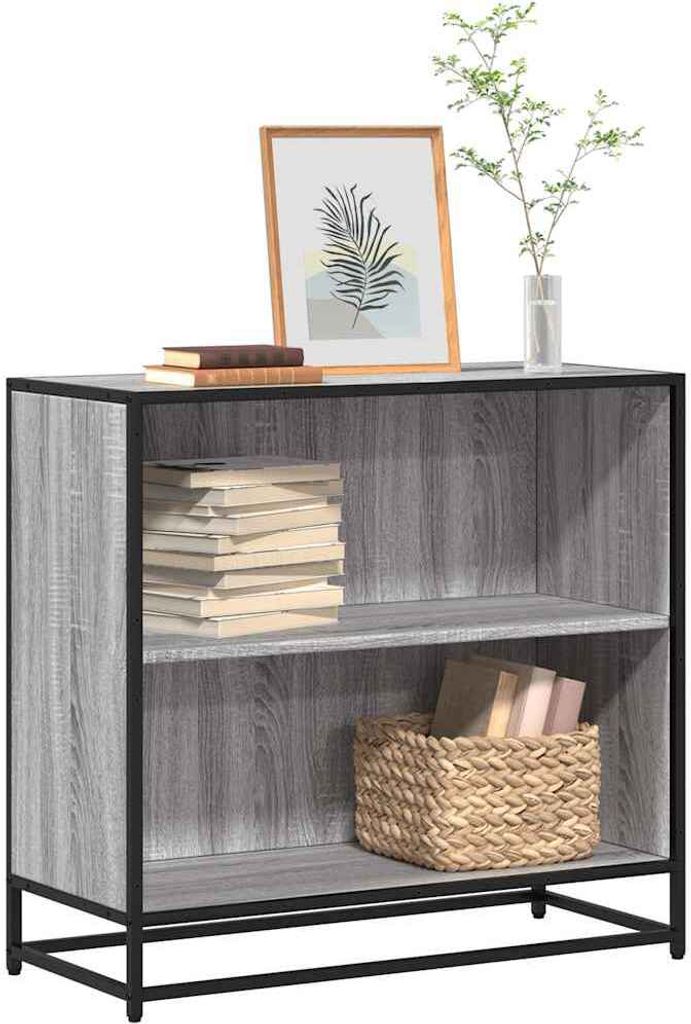 Maison Exclusive - Bücherschrank Grau Sonoma 80,5x35x76 cm Holzwerkstoff