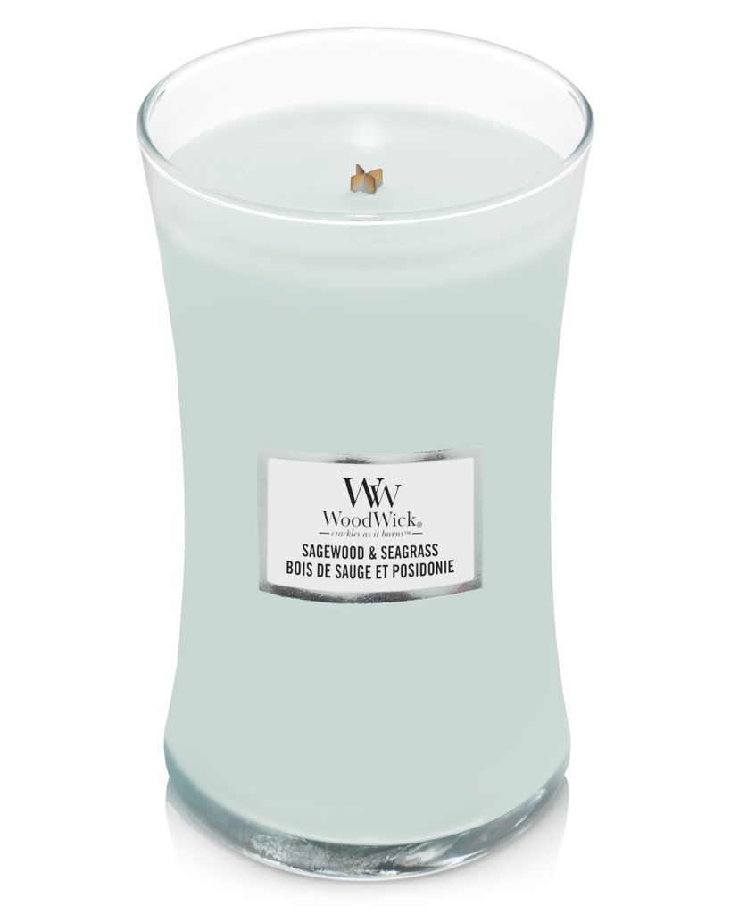 Woodwick Sagewood & Seagrass 610 g Zdjęcie produktu 