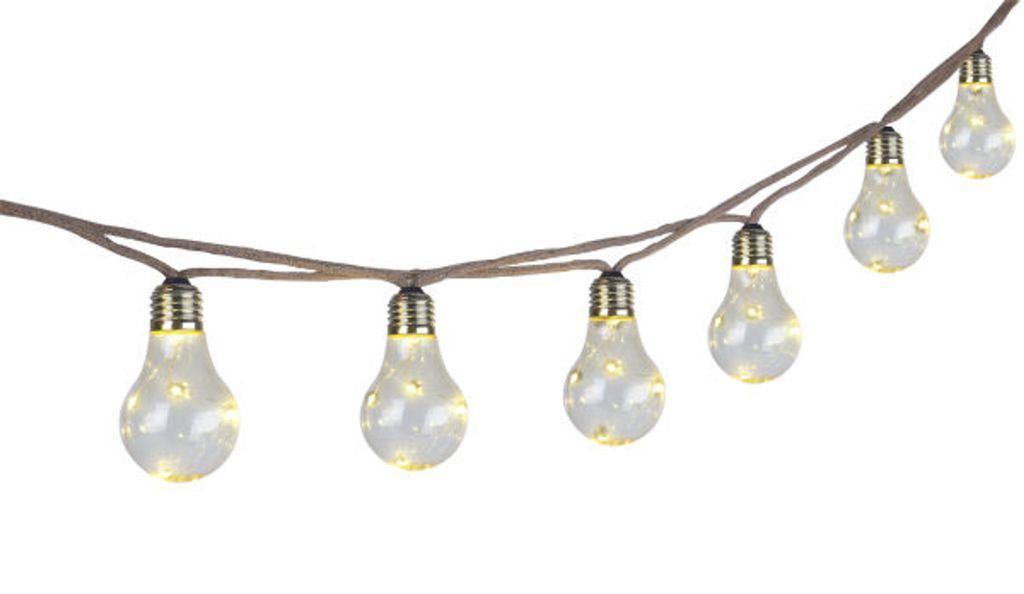 Solar Lichterkette Outdoor Garten Solarleuchte Glühbirnen Produktbild 