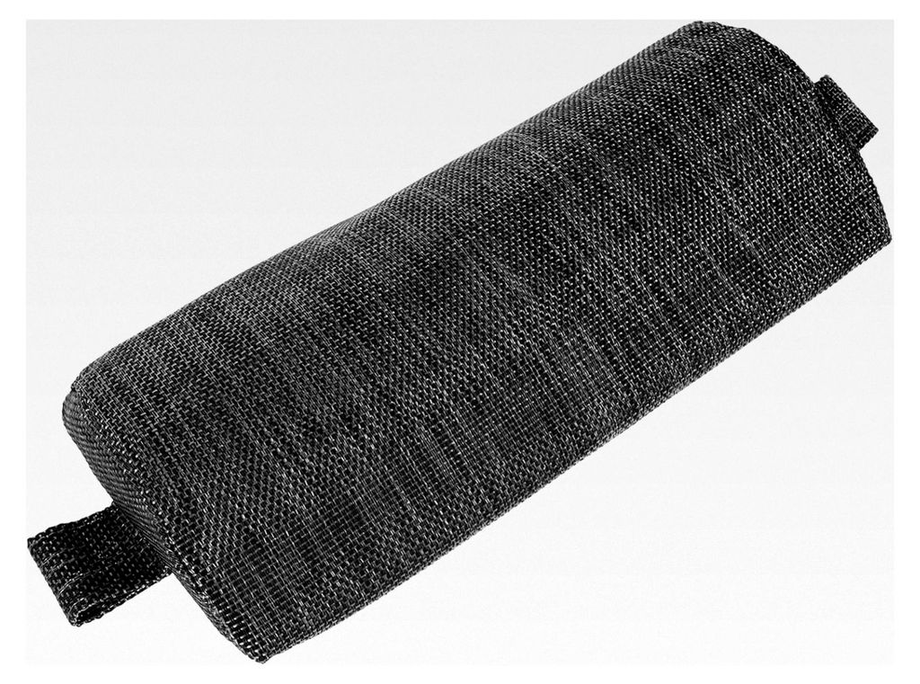 Outdoor Lounge Chair Kopfstützenkissen Elastisches Stuhlkissen für Liegestühle und Strandstühle Robustes Nackenkissen in Schwarz