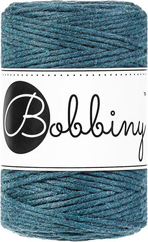 Bobbiny Macrame Cord 1,5 mm 100 m Moonlight Schnur