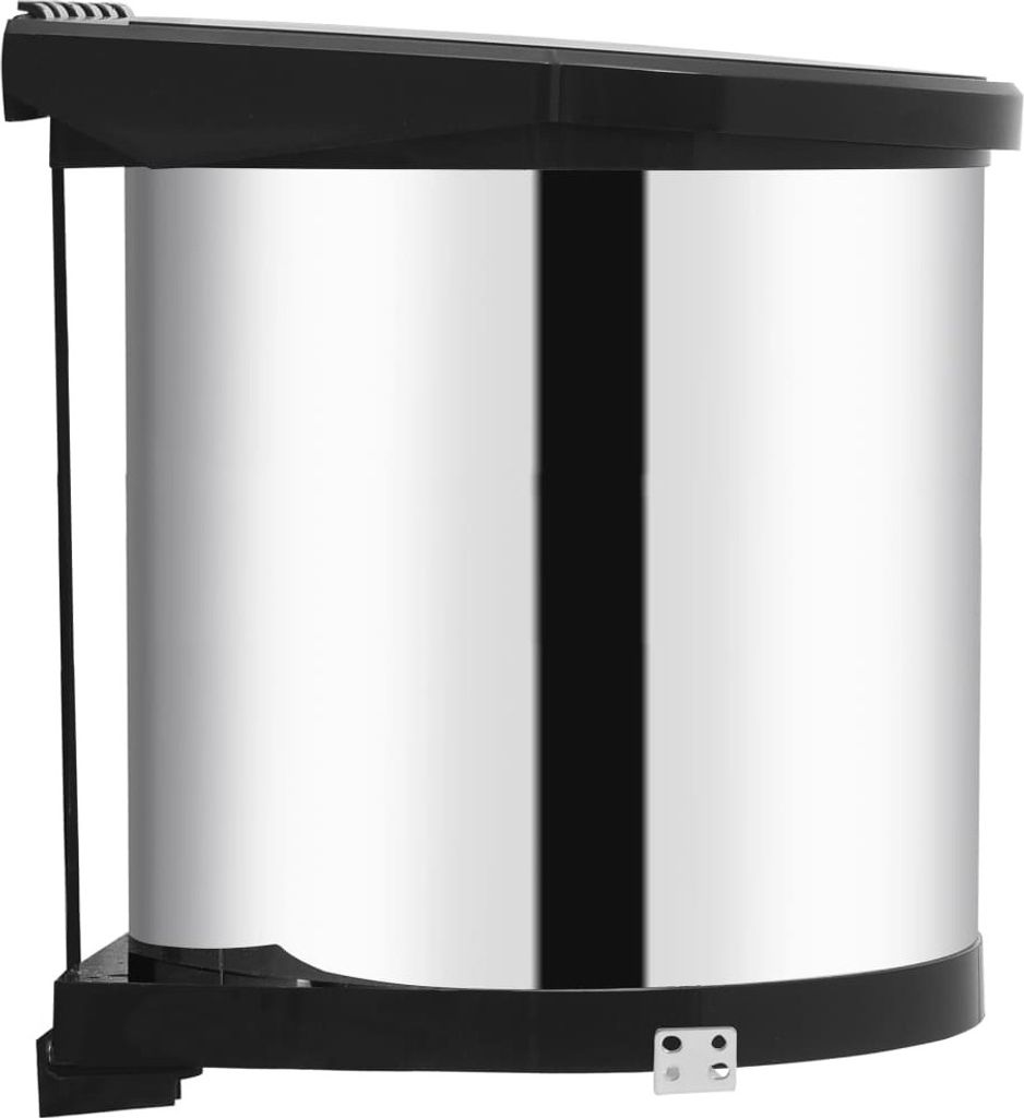Langlebige Küchen-Einbau-Mülleimer Edelstahl 12 L - Möbel448169 - Mülleimer